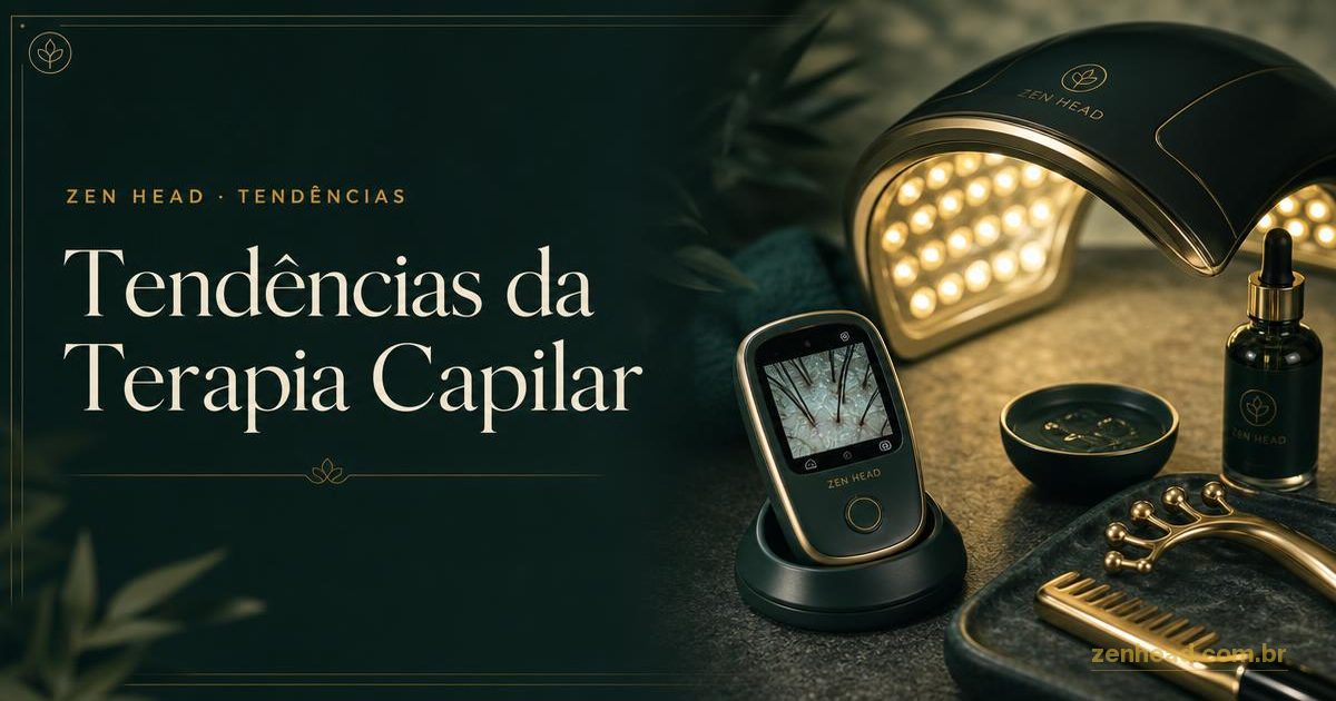 Equipamentos de tricoscopia digital e fototerapia LED da Zen Head